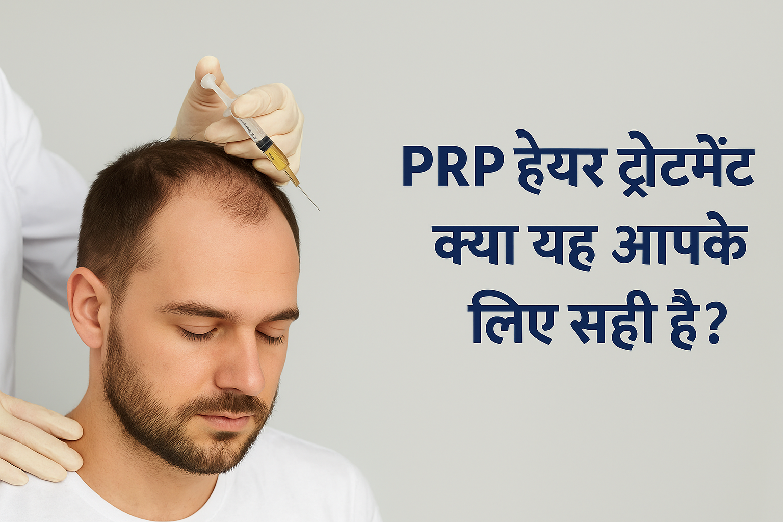 PRP हेयर ट्रीटमेंट क्या है? Atomic Clinic