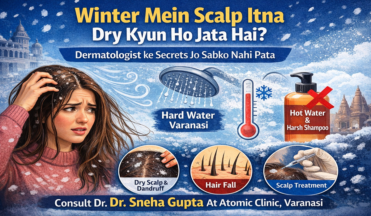 Winter scalp care - Atomic Clinic, Varanasi