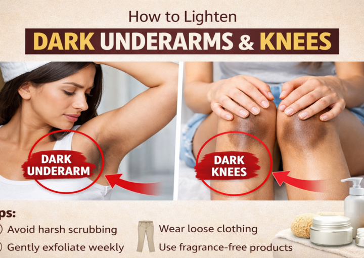 underarm darkness & knees - Atomic Clinic, Varanasi