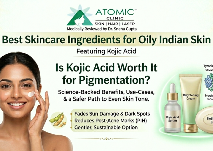 kojic acid - atomic clinic, varanasi