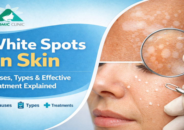 white spots on skin - atomic clinic varanasi