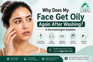 Face Get Oily Again After Washing - Atomic Clinic