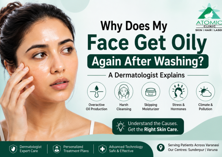 Face Get Oily Again After Washing - Atomic Clinic