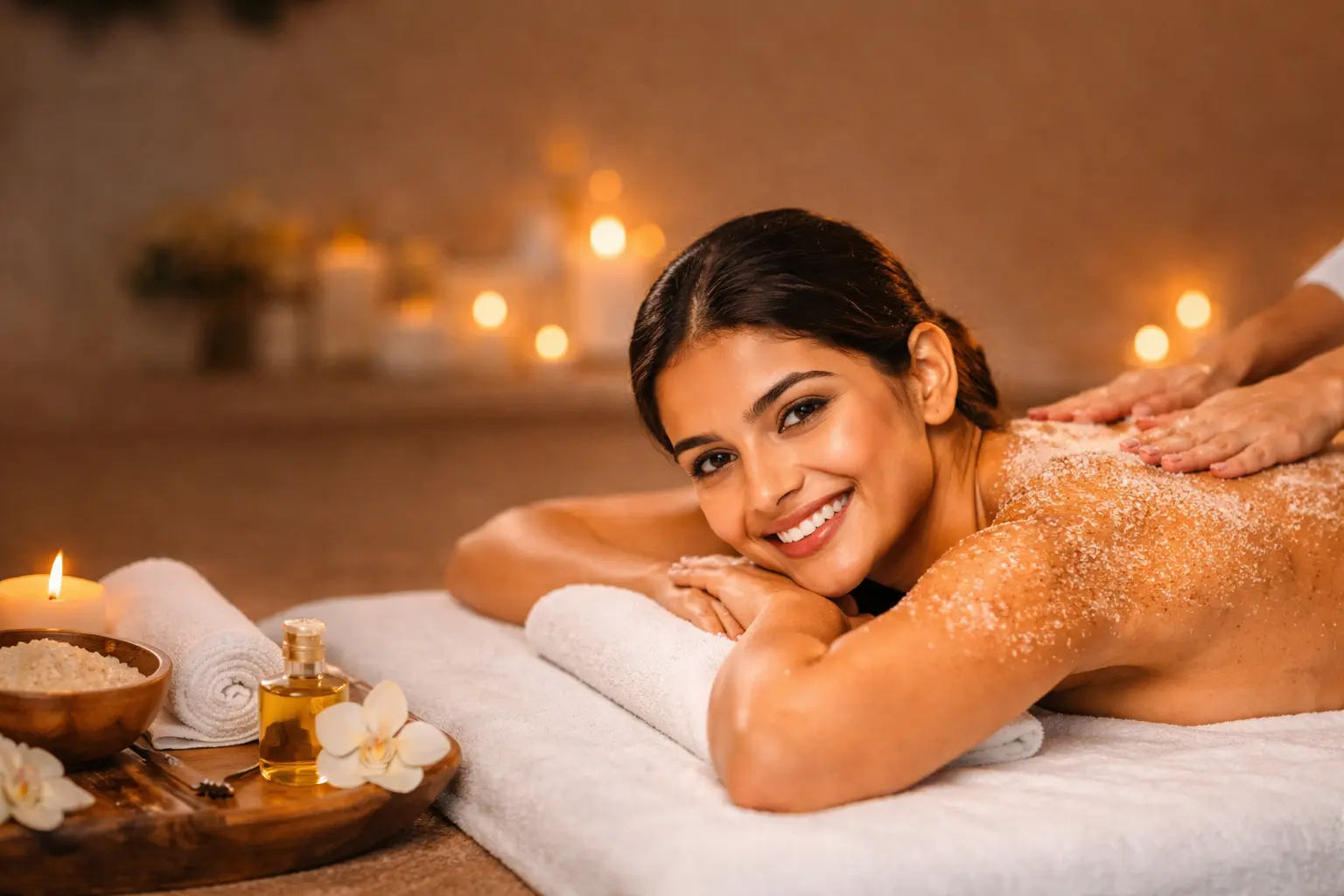 Body polishing treatment at Atomic Clinic Varuna