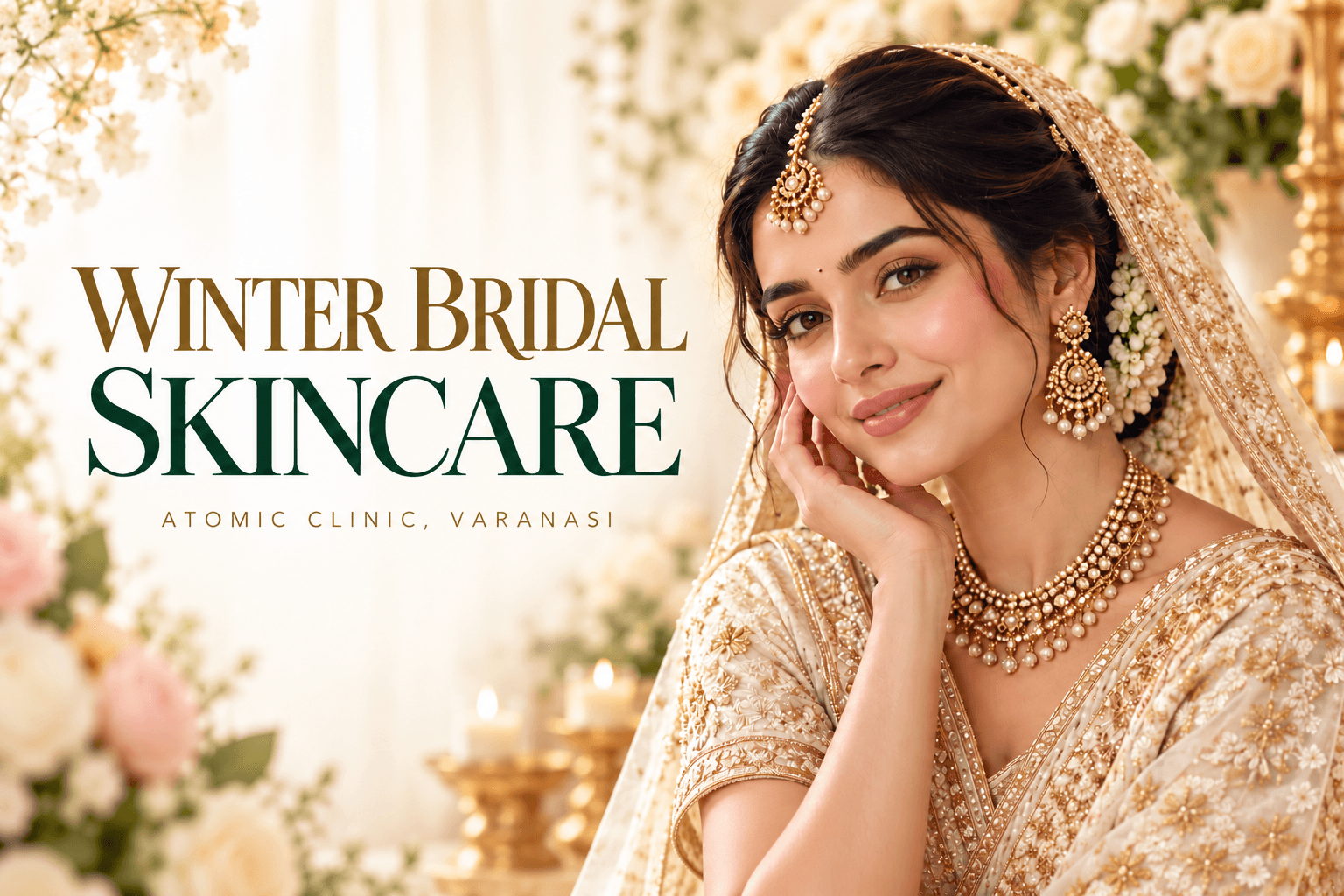 winter bridal skincare